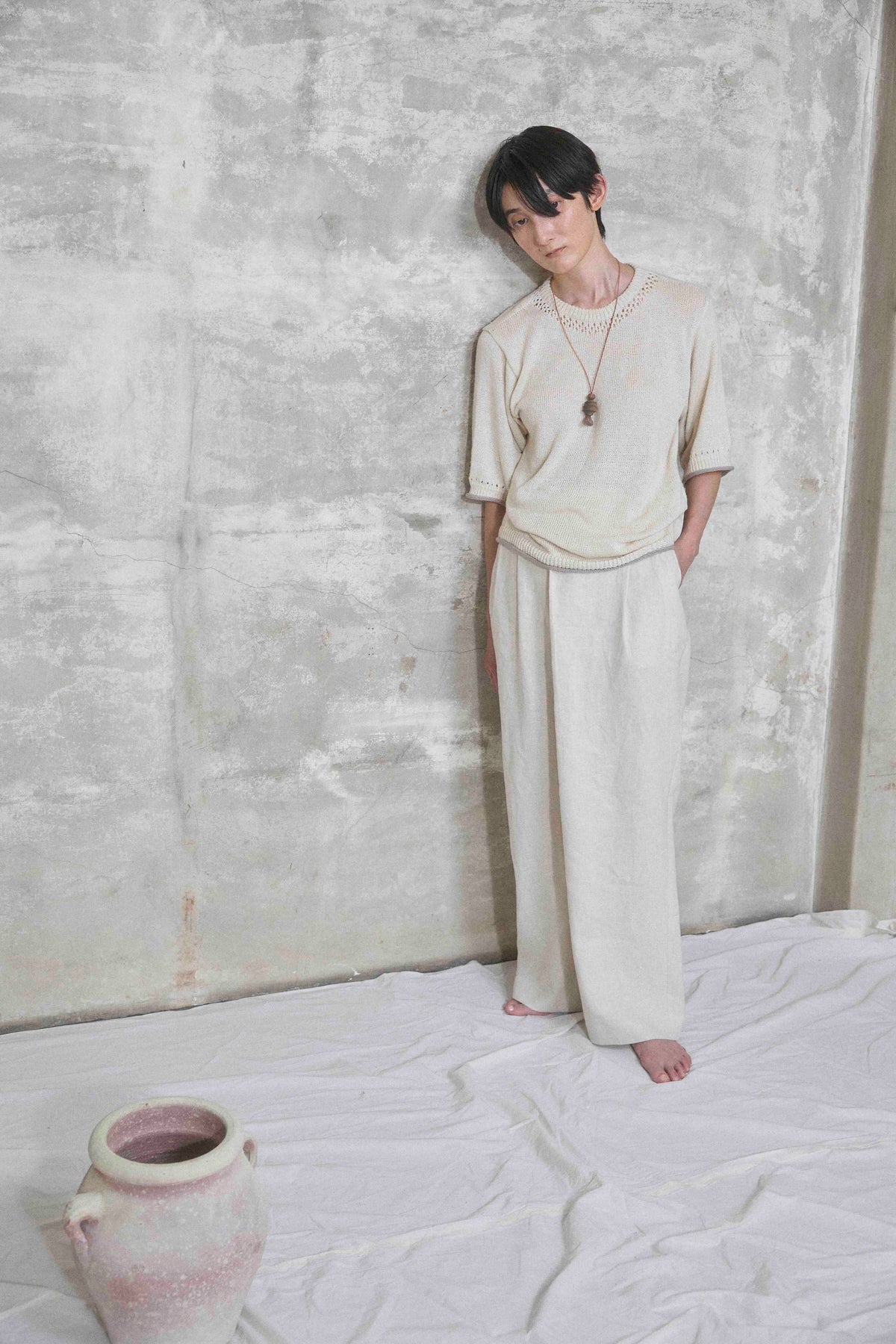 The summer knit made in Peru / Tangis Cotton / Ivory