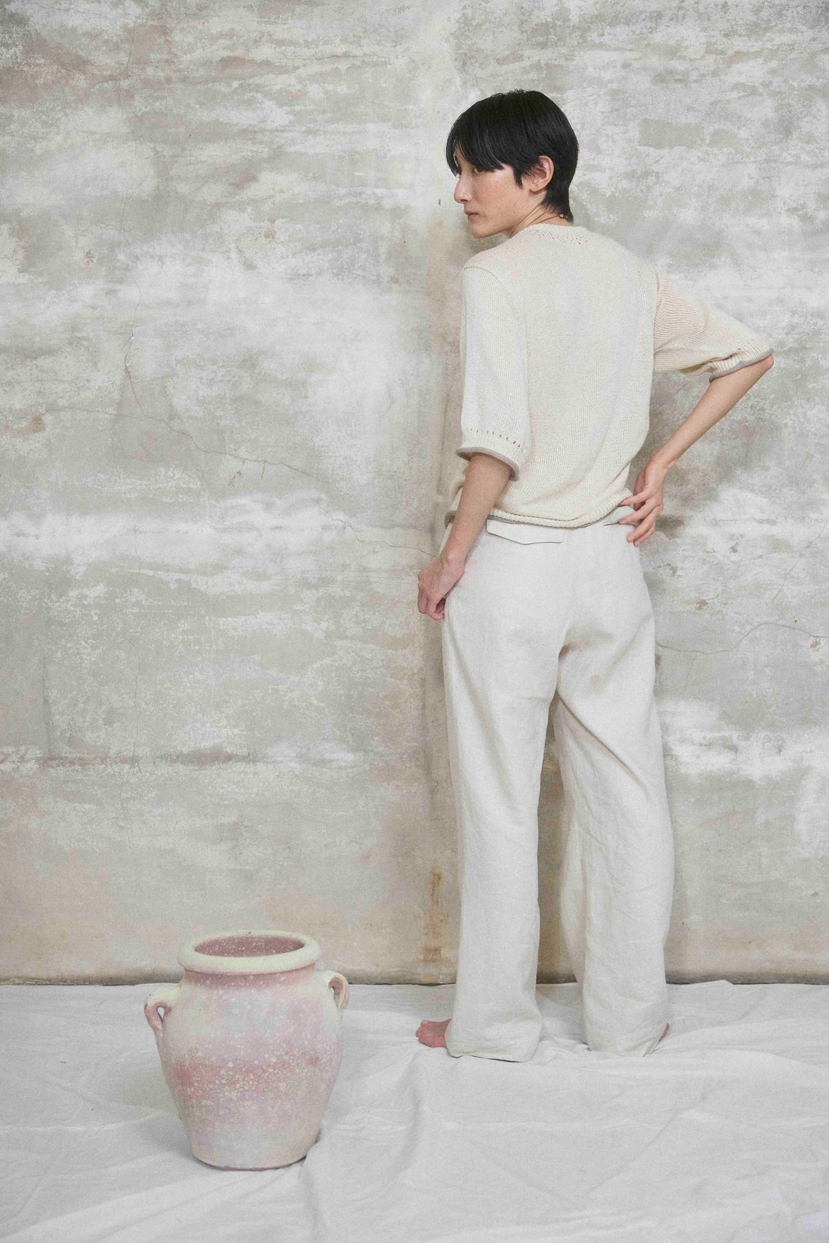 The summer knit made in Peru / Tangis Cotton / Ivory