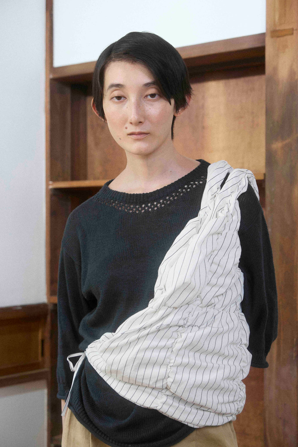 The summer knit made in Peru / Tangis Cotton / Black