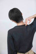 The summer knit made in Peru / Tangis Cotton / Black