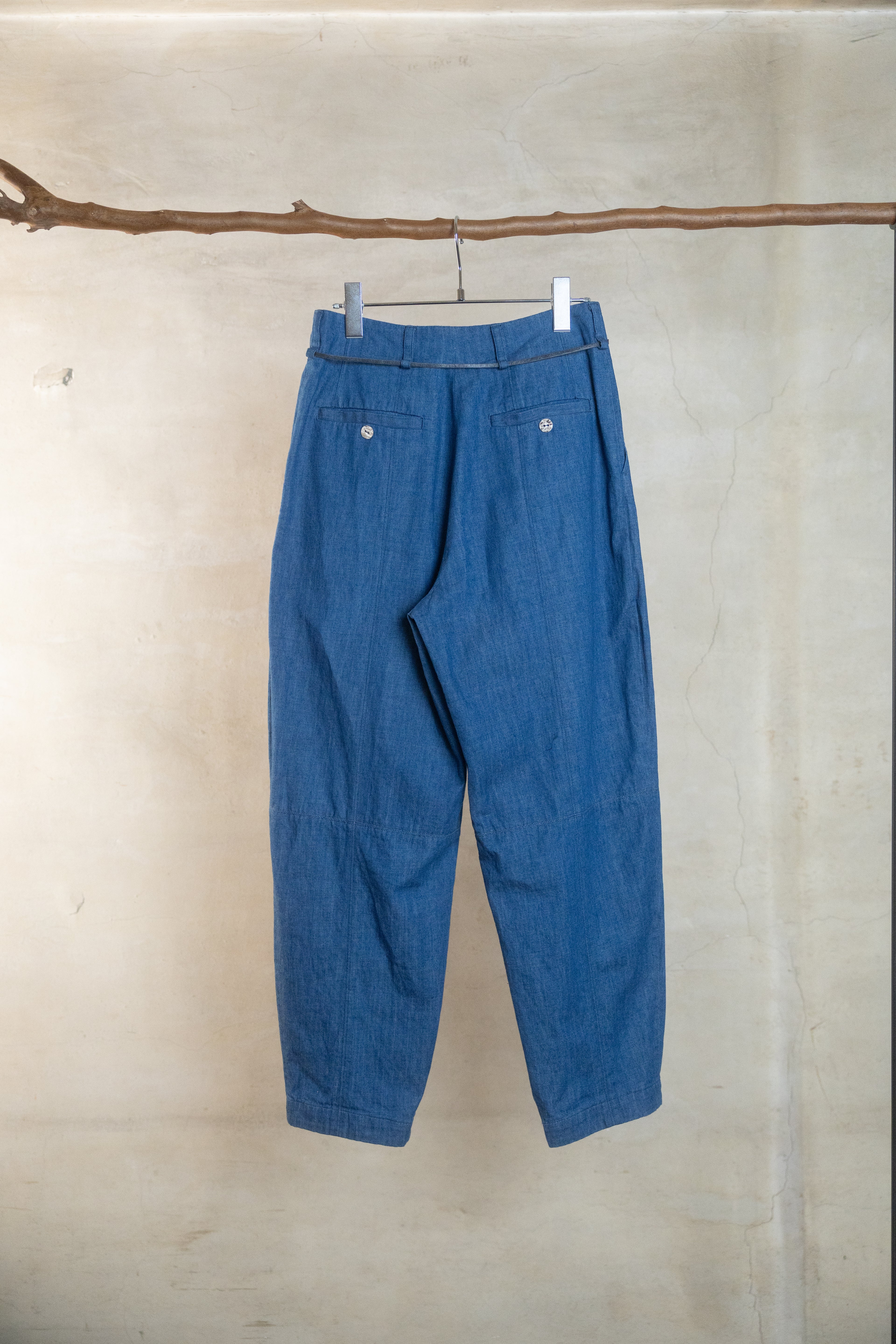 The barrel work trousers / denim