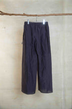 The essential line -The 3 tucks wide pants- / dahlia purple