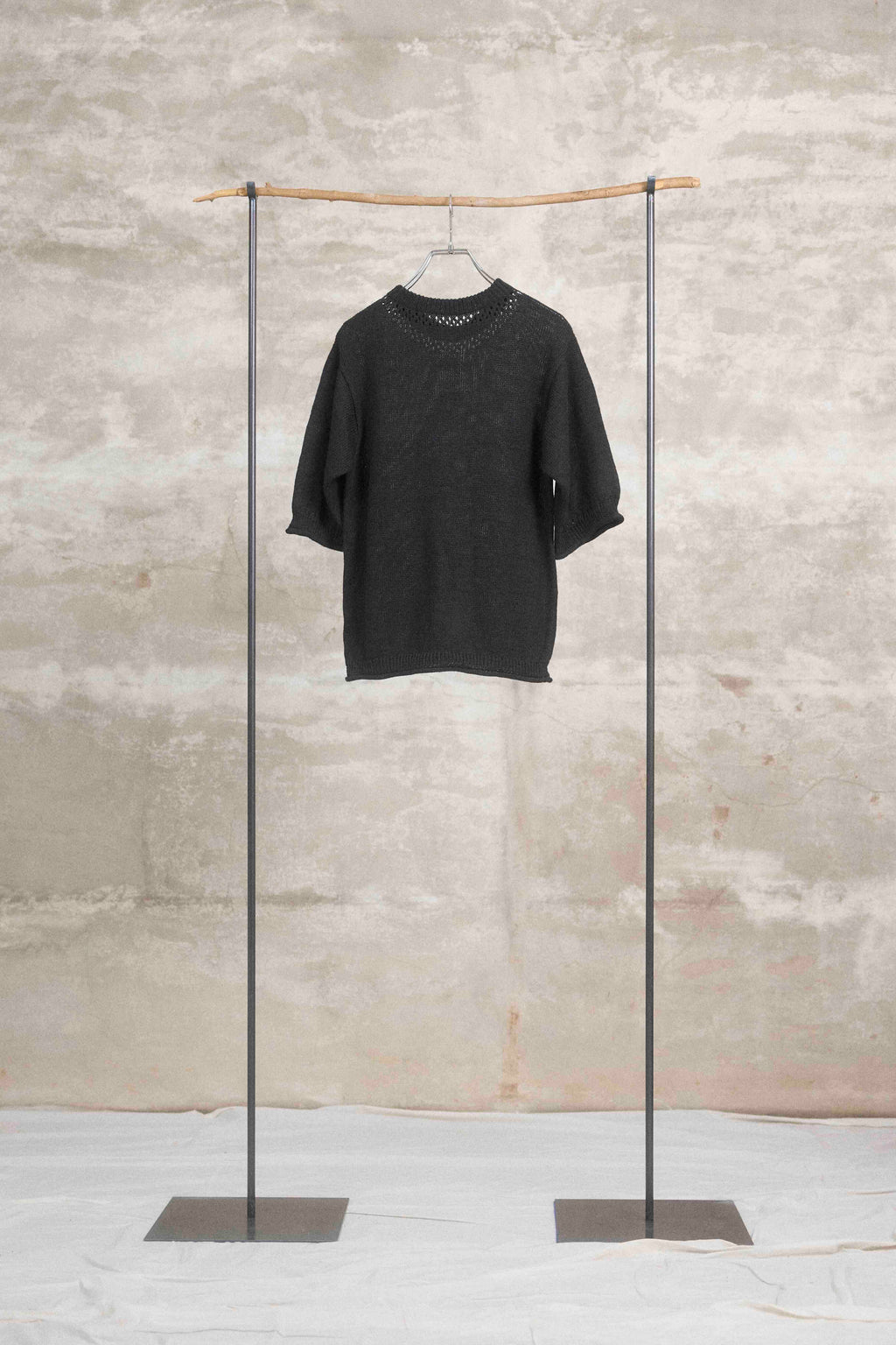 The summer knit made in Peru / Tangis Cotton / Black