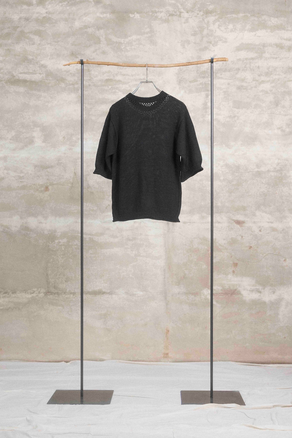 The summer knit made in Peru / Tangis Cotton / Black