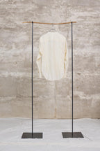 The V neck shirts / Cotton Silk / Ivory
